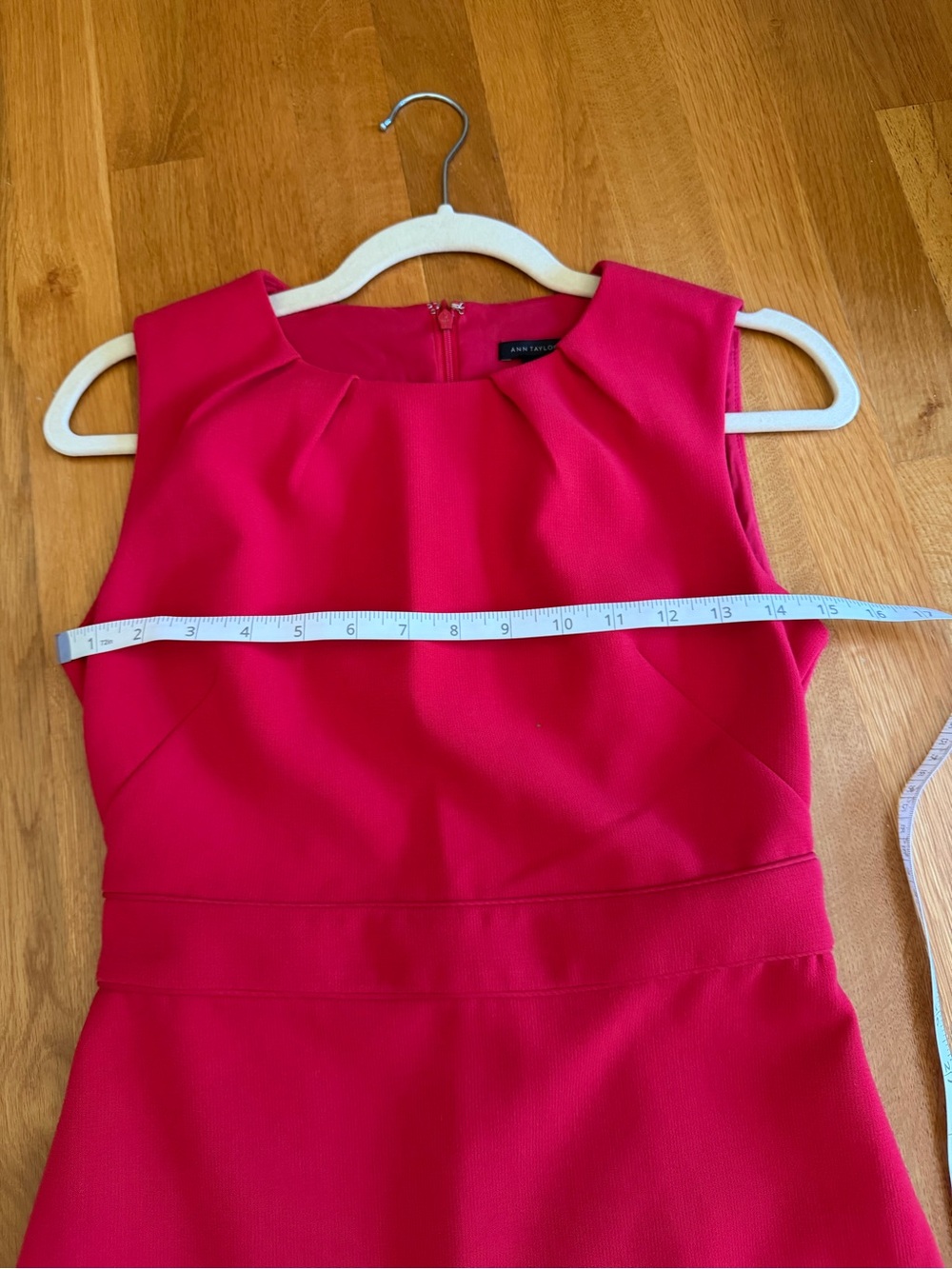 Ann Taylor Pink Sleeveless Midi Sheath Dress - Picture 8 of 10